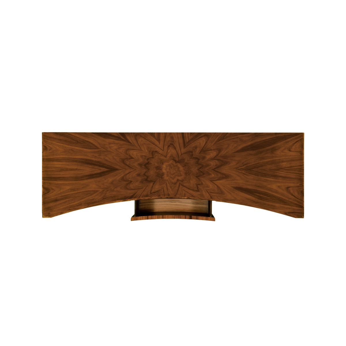 Art Deco High Lustre Curved Sideboard