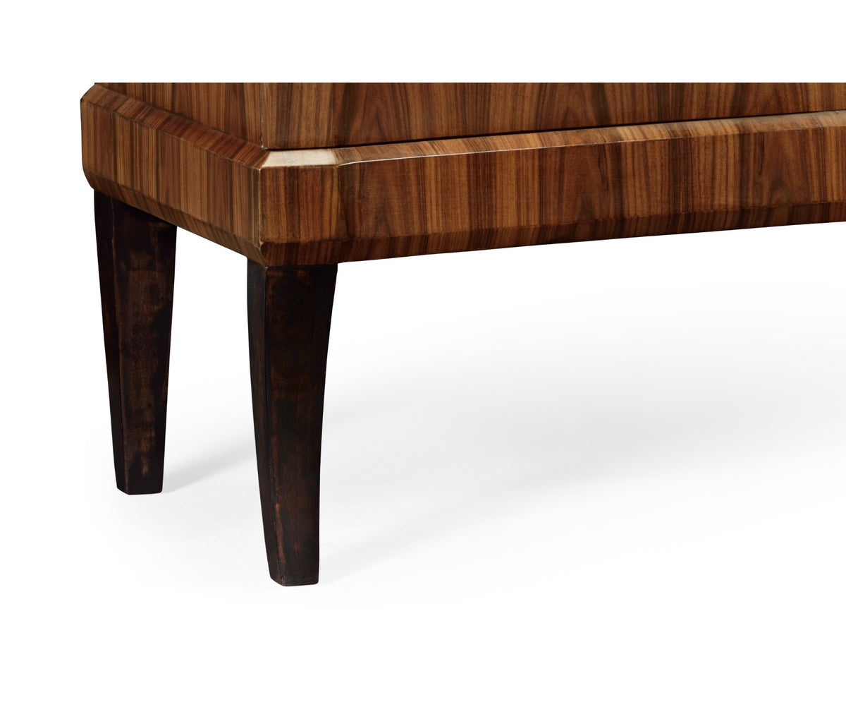Art Deco High Lustre Curved Sideboard