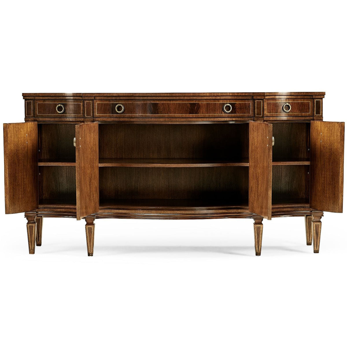 Buckingham Serpentine Mahogany Sideboard