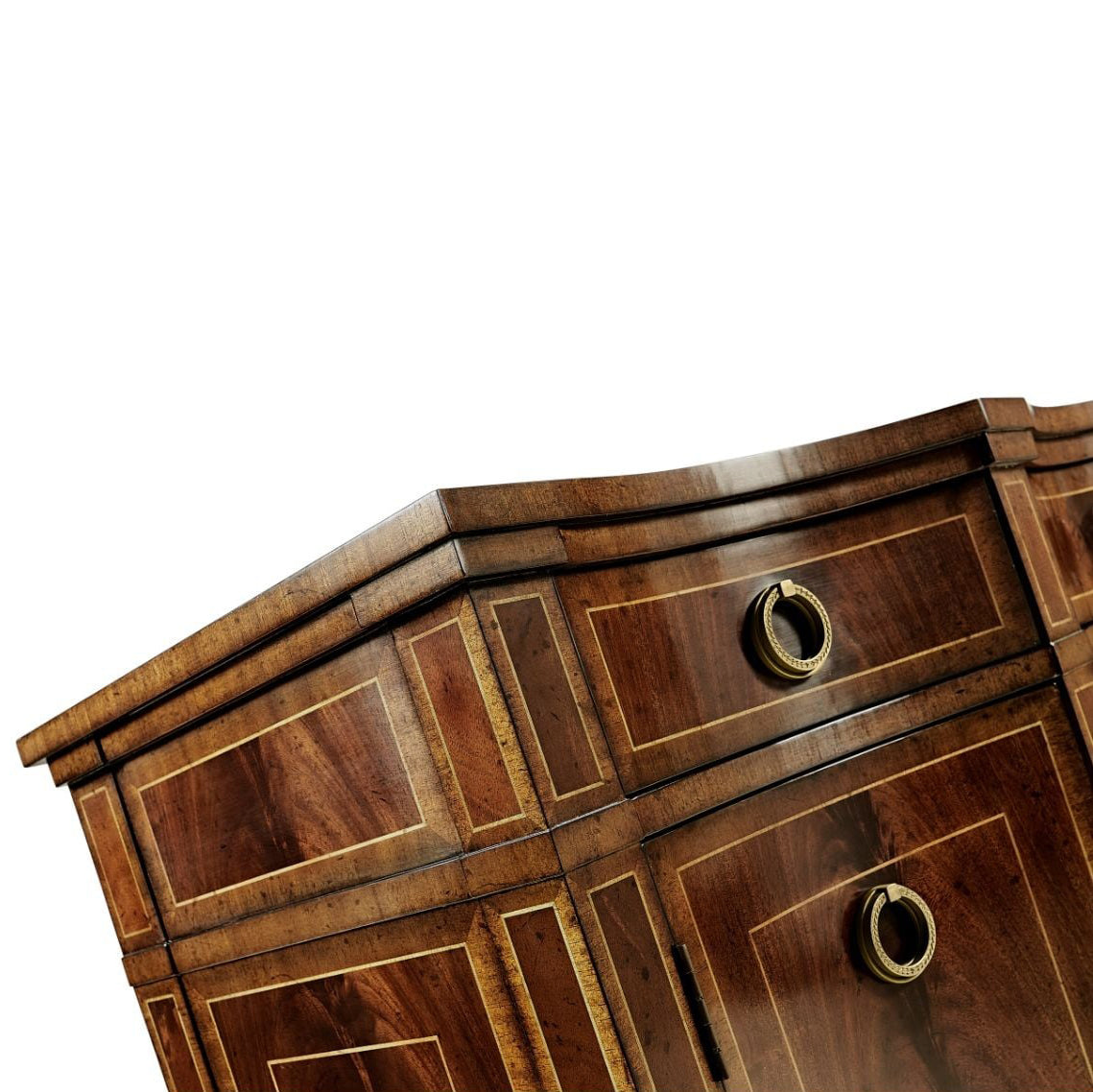 Buckingham Serpentine Mahogany Sideboard
