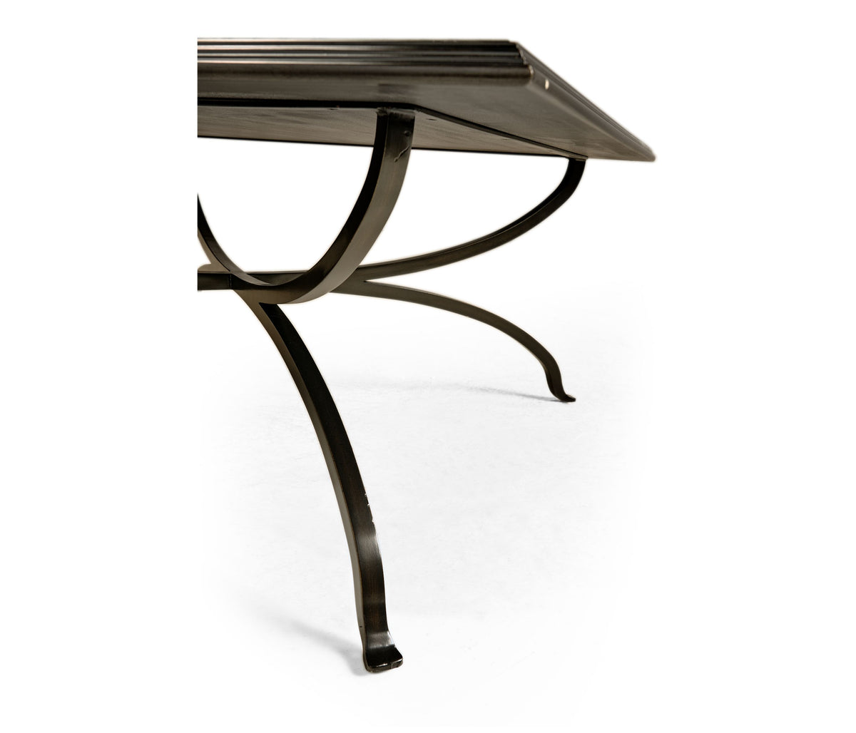 Square Coffee Table Contemporary – Bronze