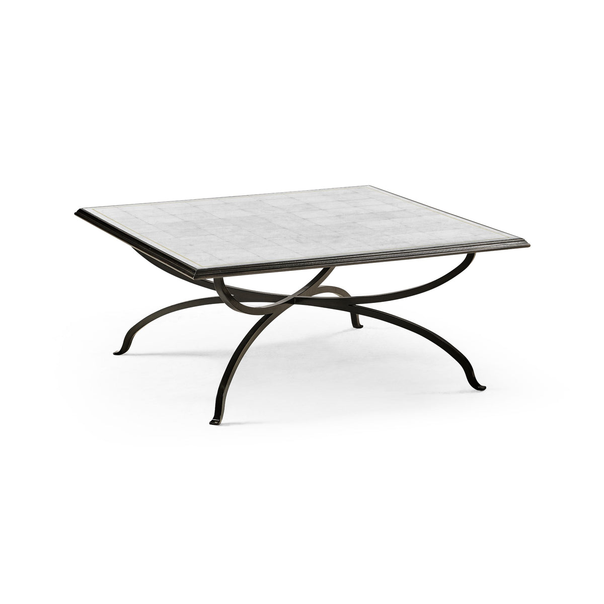 Square Coffee Table Contemporary – Bronze
