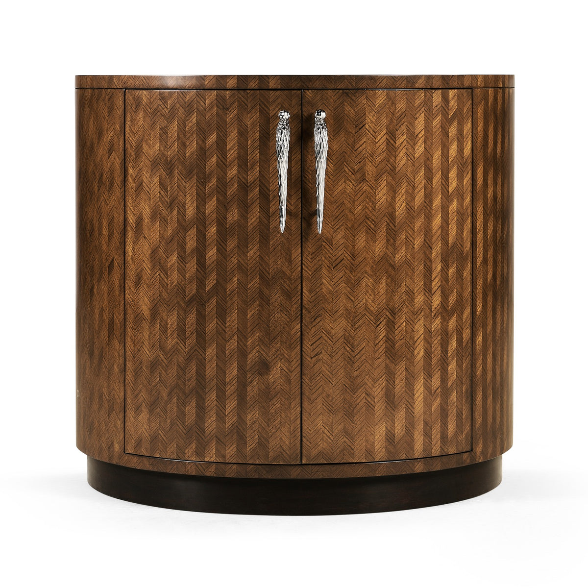 Feather Inlay Cocktail Cabinet