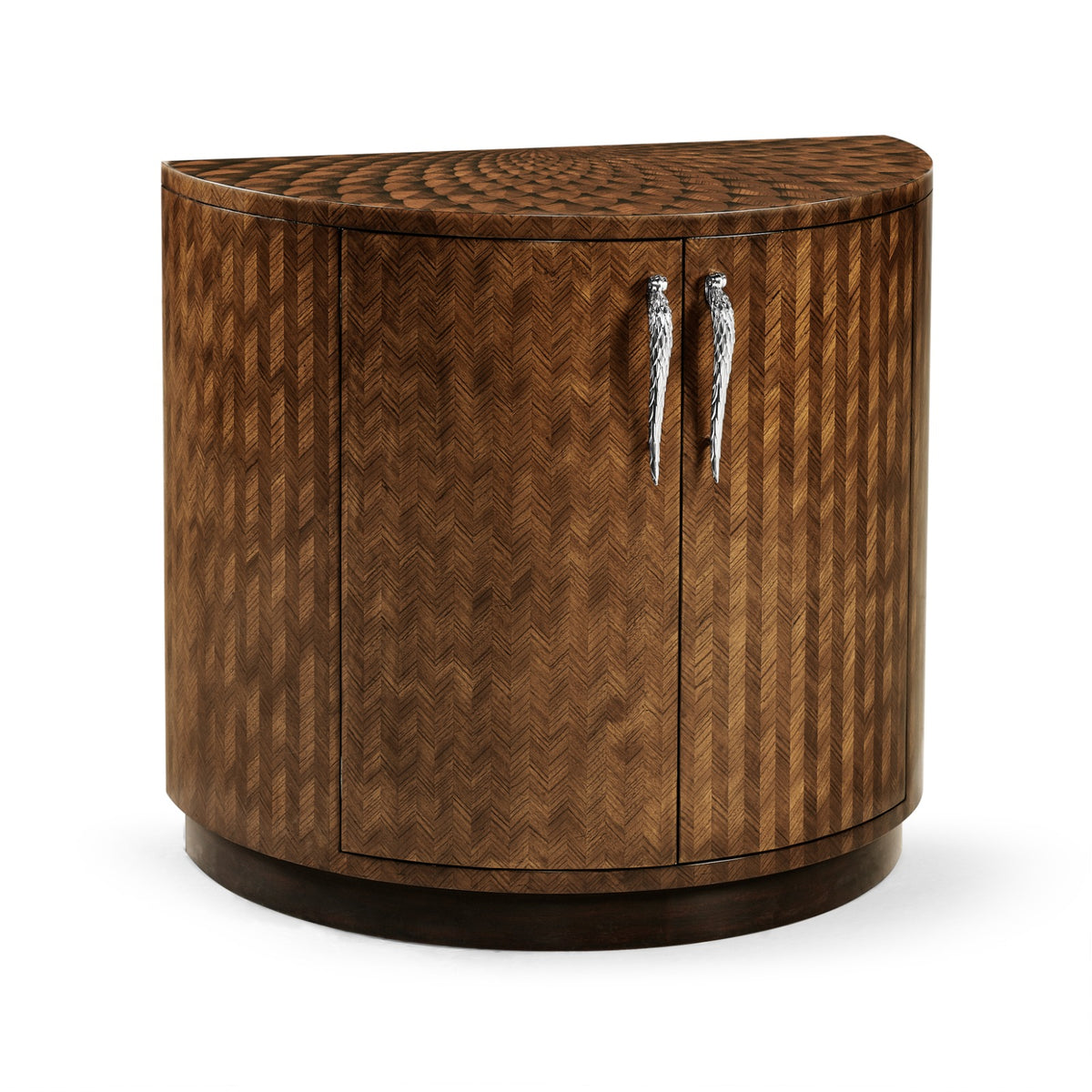 Feather Inlay Cocktail Cabinet