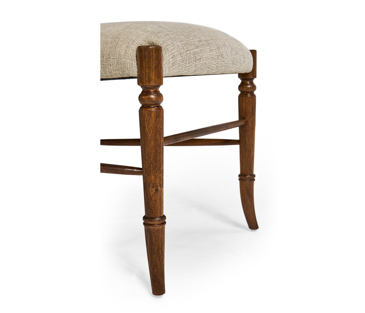 Walnut Yoke Ladderback Dining Chair
