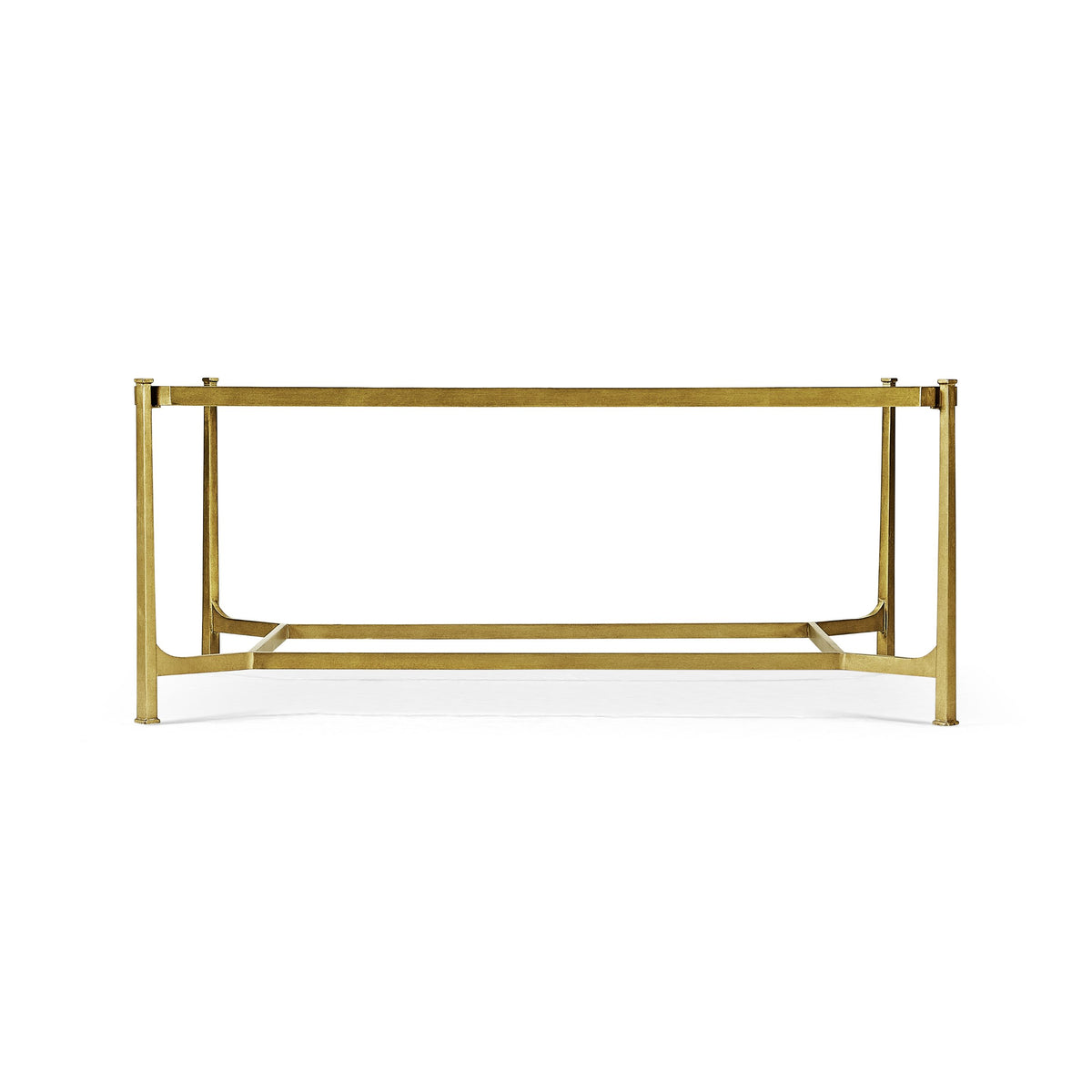 Contemporary Glass Top Coffee Table – Gilded