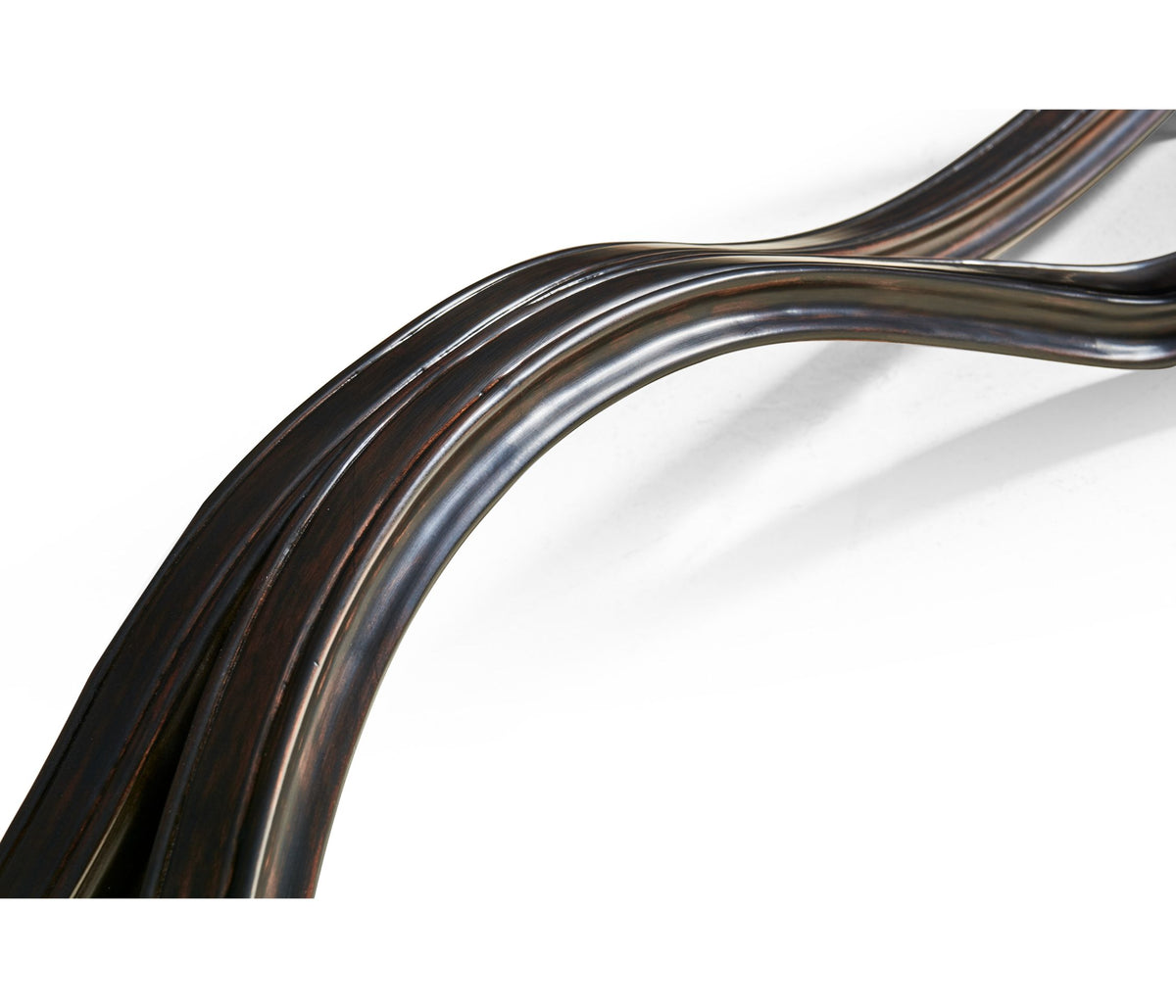 Feather Inlay Hand Carved Console Table