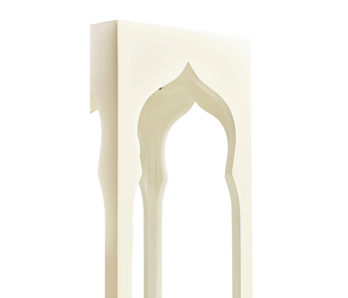 Hexagon Lamp Table – Snow White