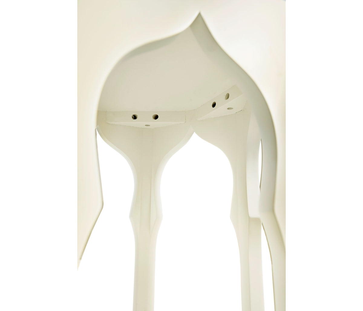Hexagon Lamp Table – Snow White