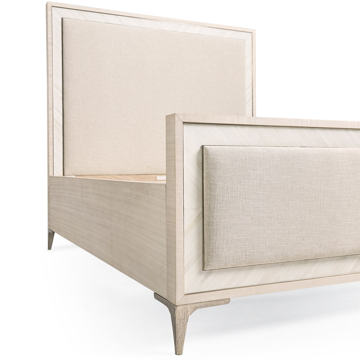 Tideline Bone & Linen Upholstered UK King Bed