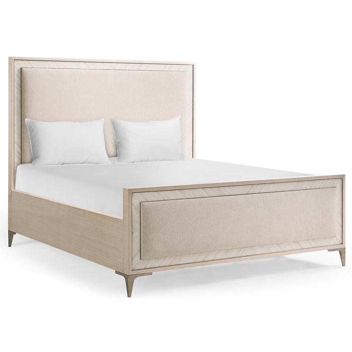 Tideline Bone & Linen Upholstered UK Super King Bed