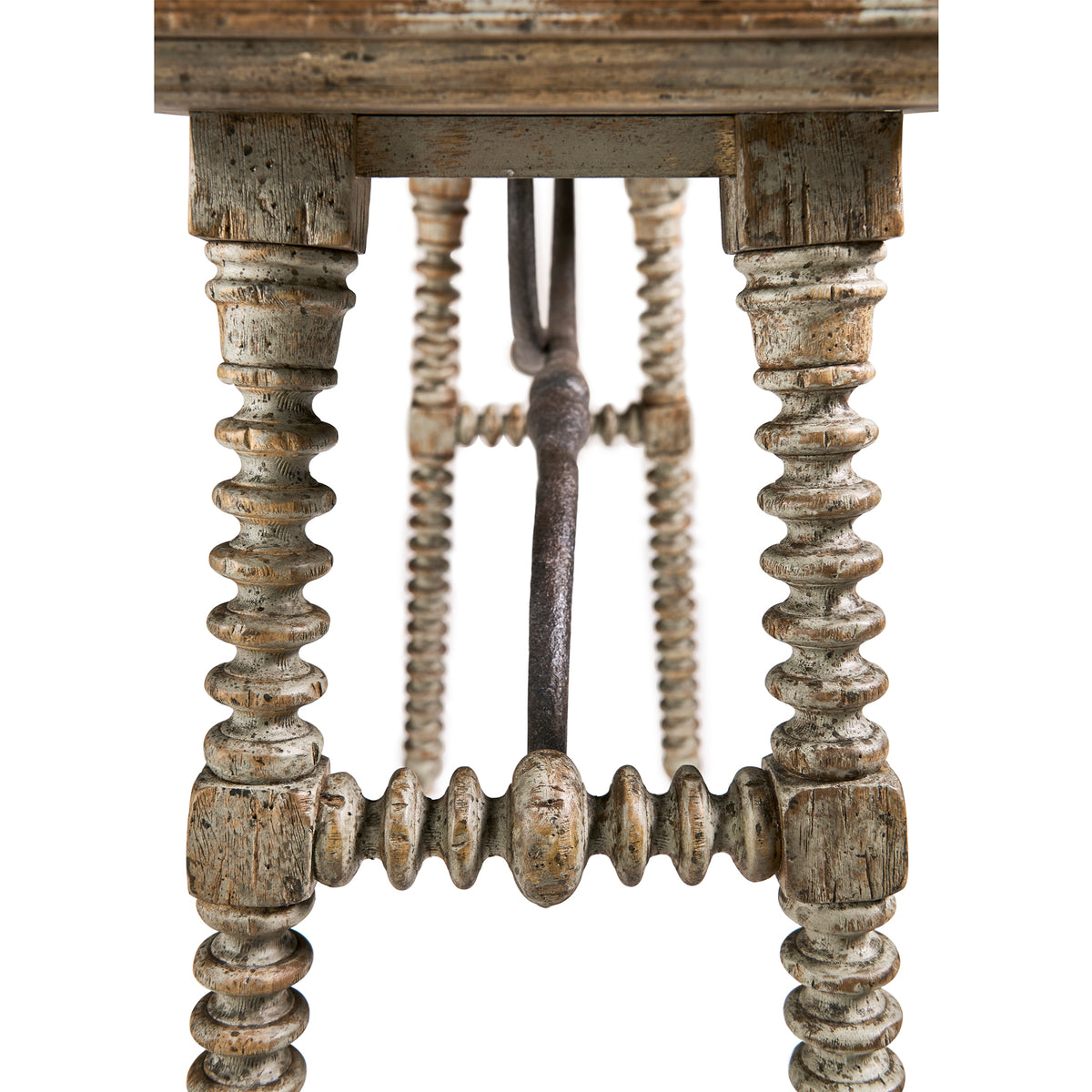 Caldera Console Table with Turned Legs