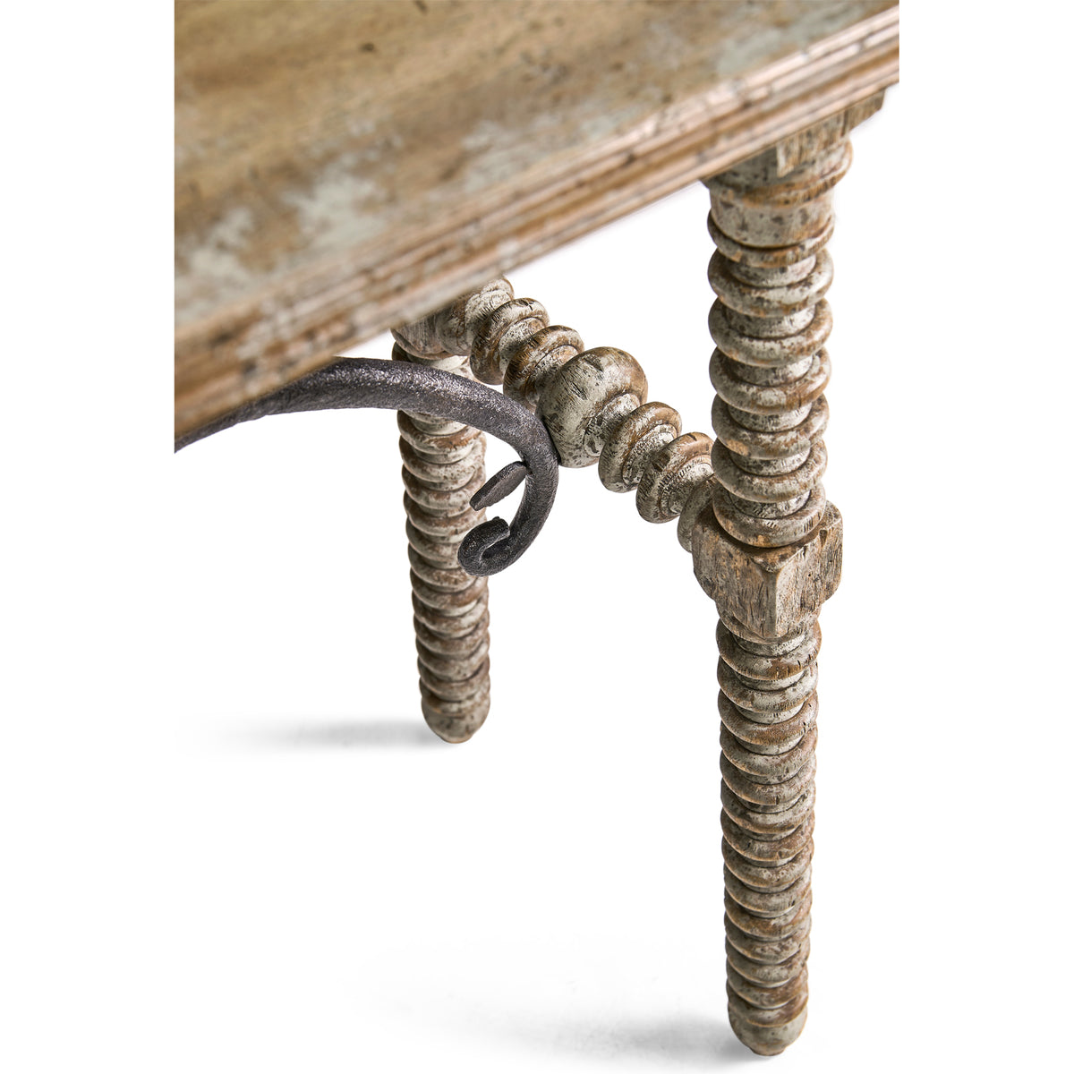Caldera Console Table with Turned Legs