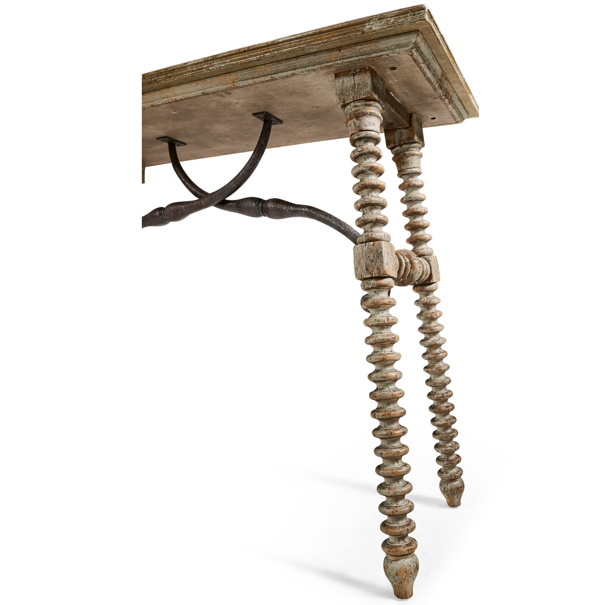 Caldera Console Table with Turned Legs