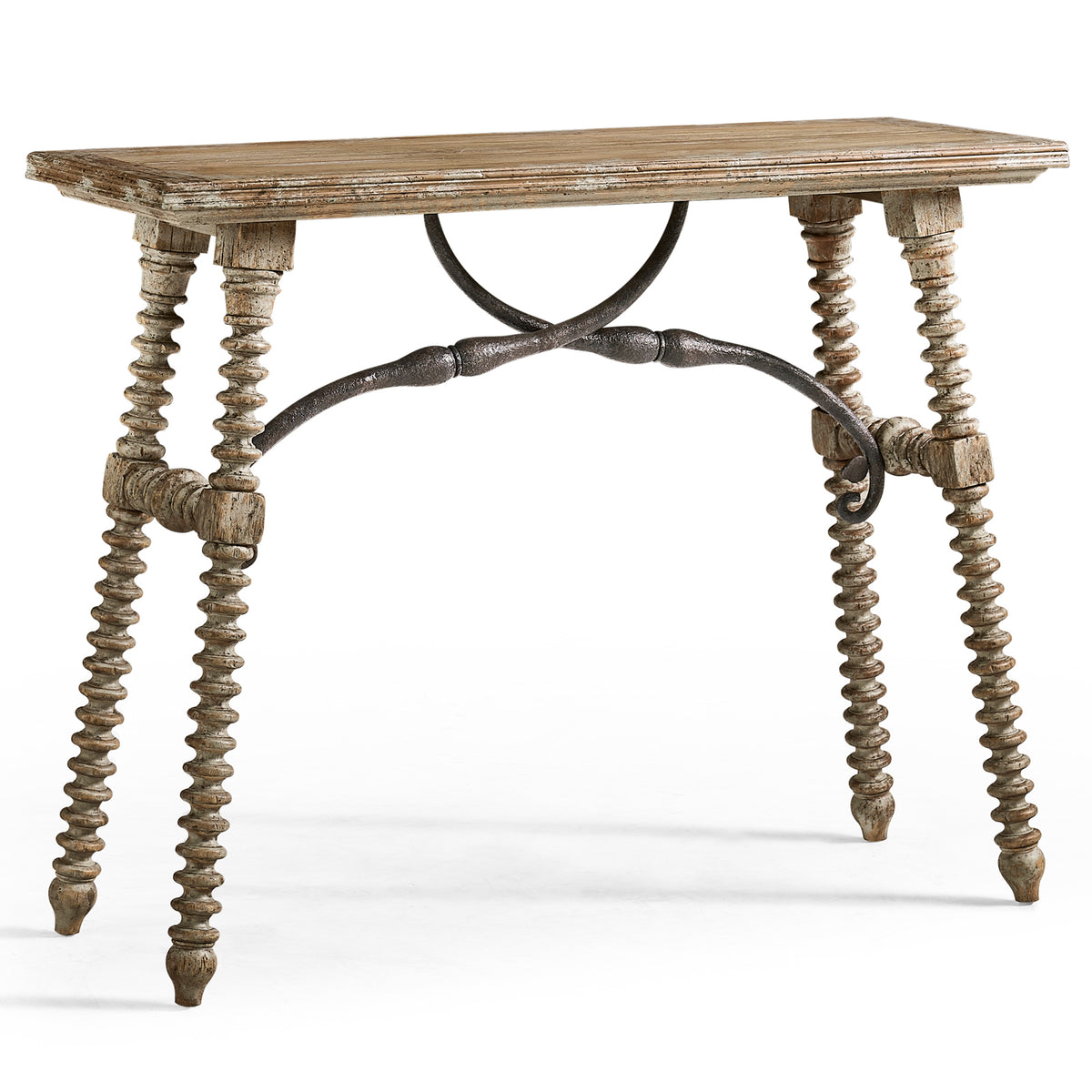Caldera Console Table with Turned Legs