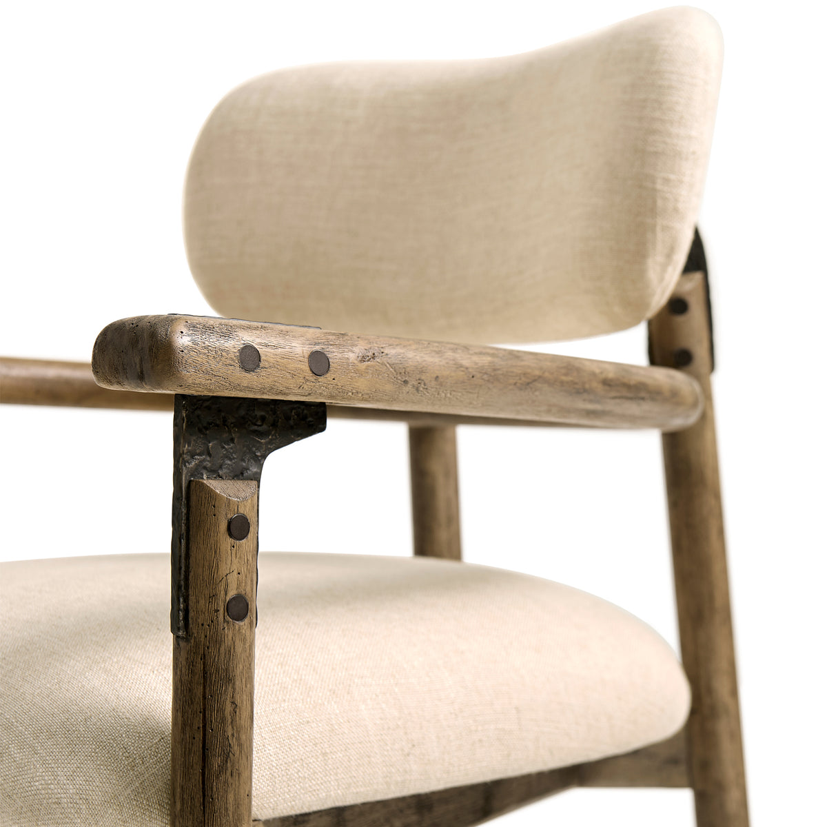 Stone Ridge Upholstered Dining Arm Chair