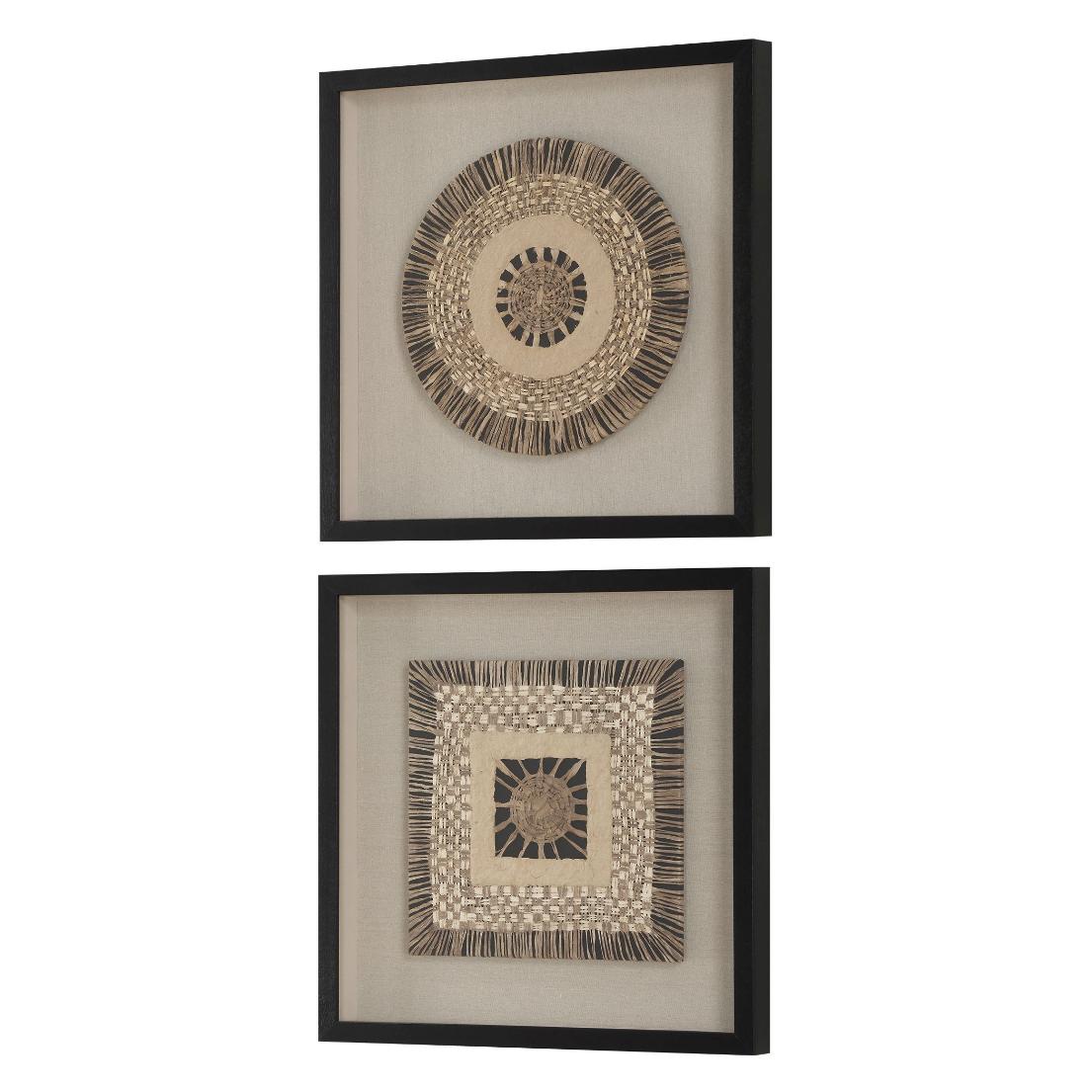 Intertwine Knit Paper Shadow Box – Set of 2