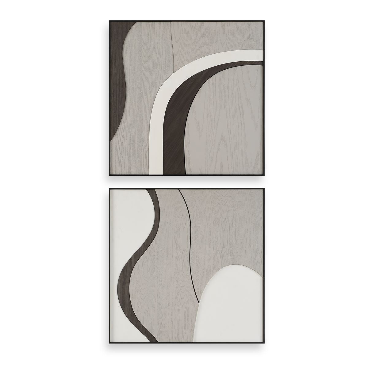 Joel Modern Wood Wall Art – Set of 2