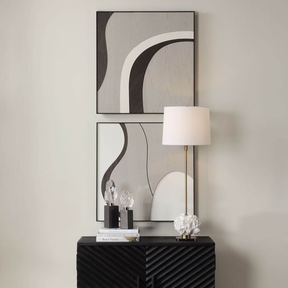 Joel Modern Wood Wall Art – Set of 2