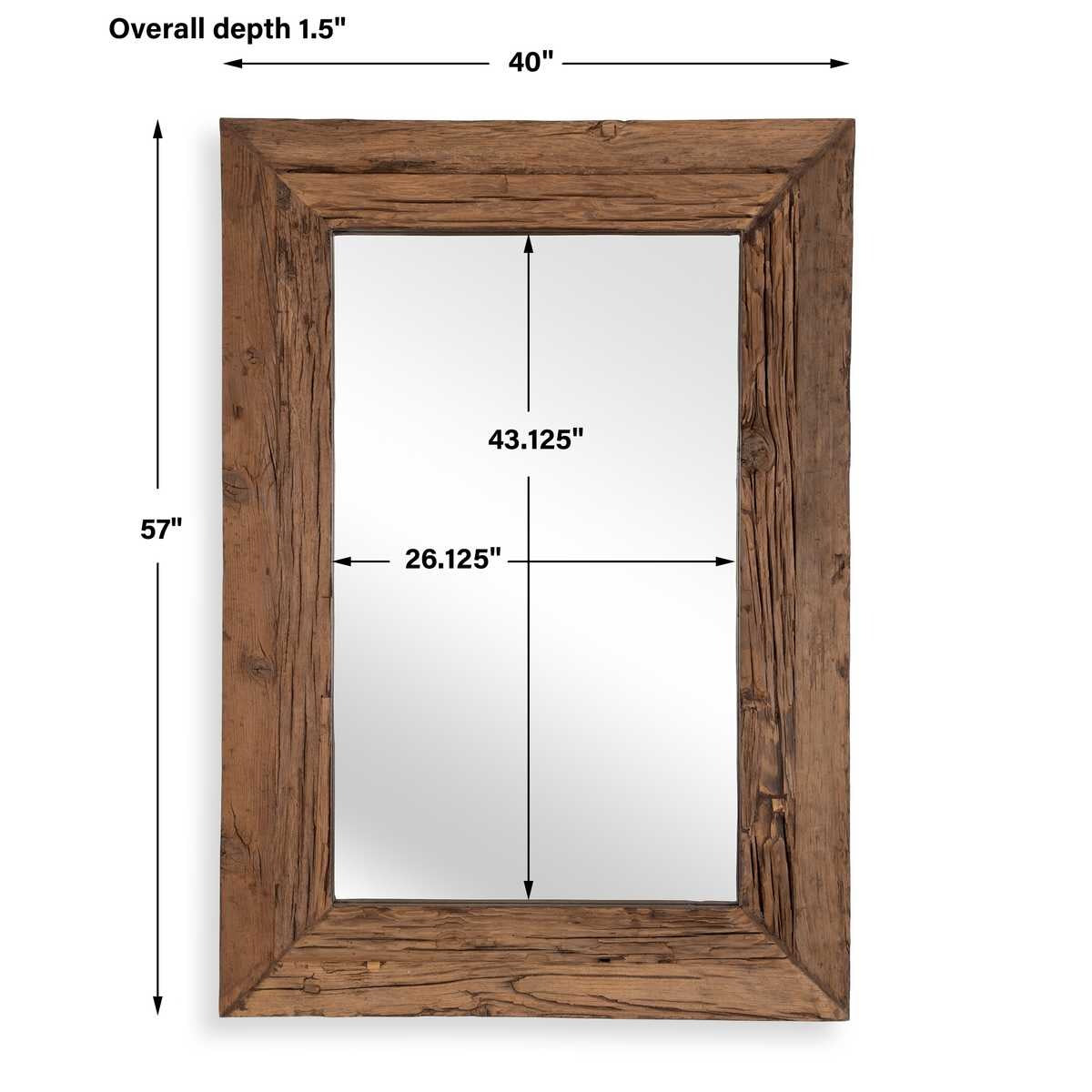 Rennick Large Reclaimed Pine Mirror