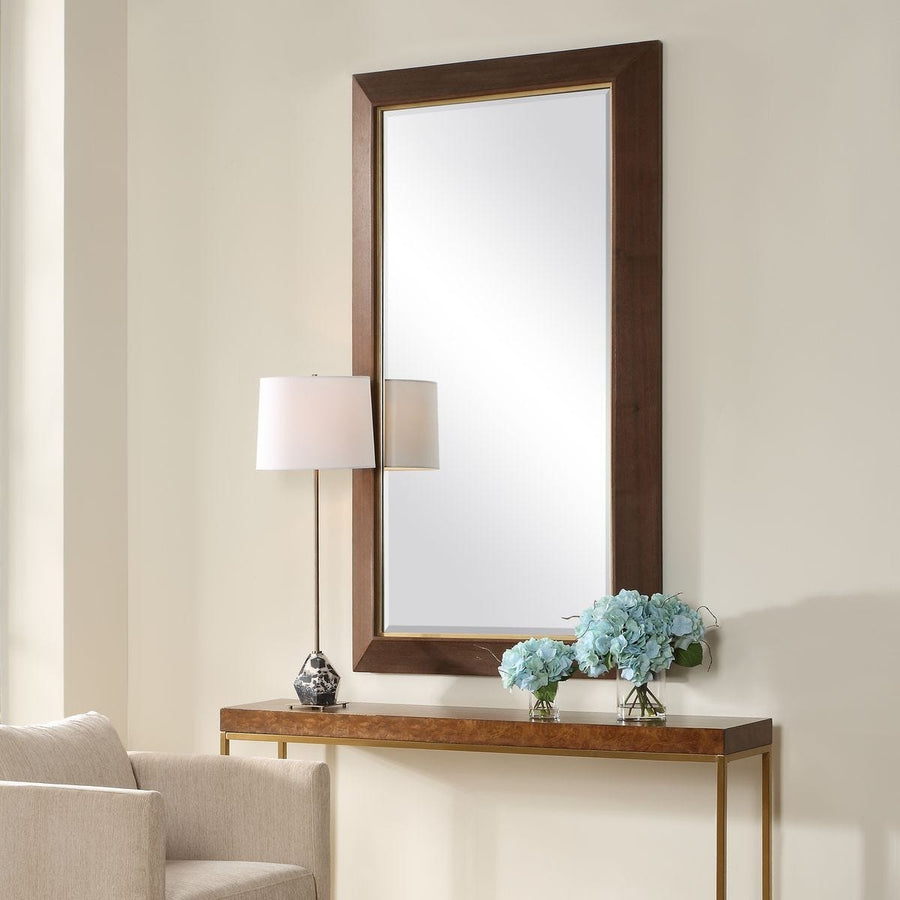 Matheson Rectangular Walnut Mirror