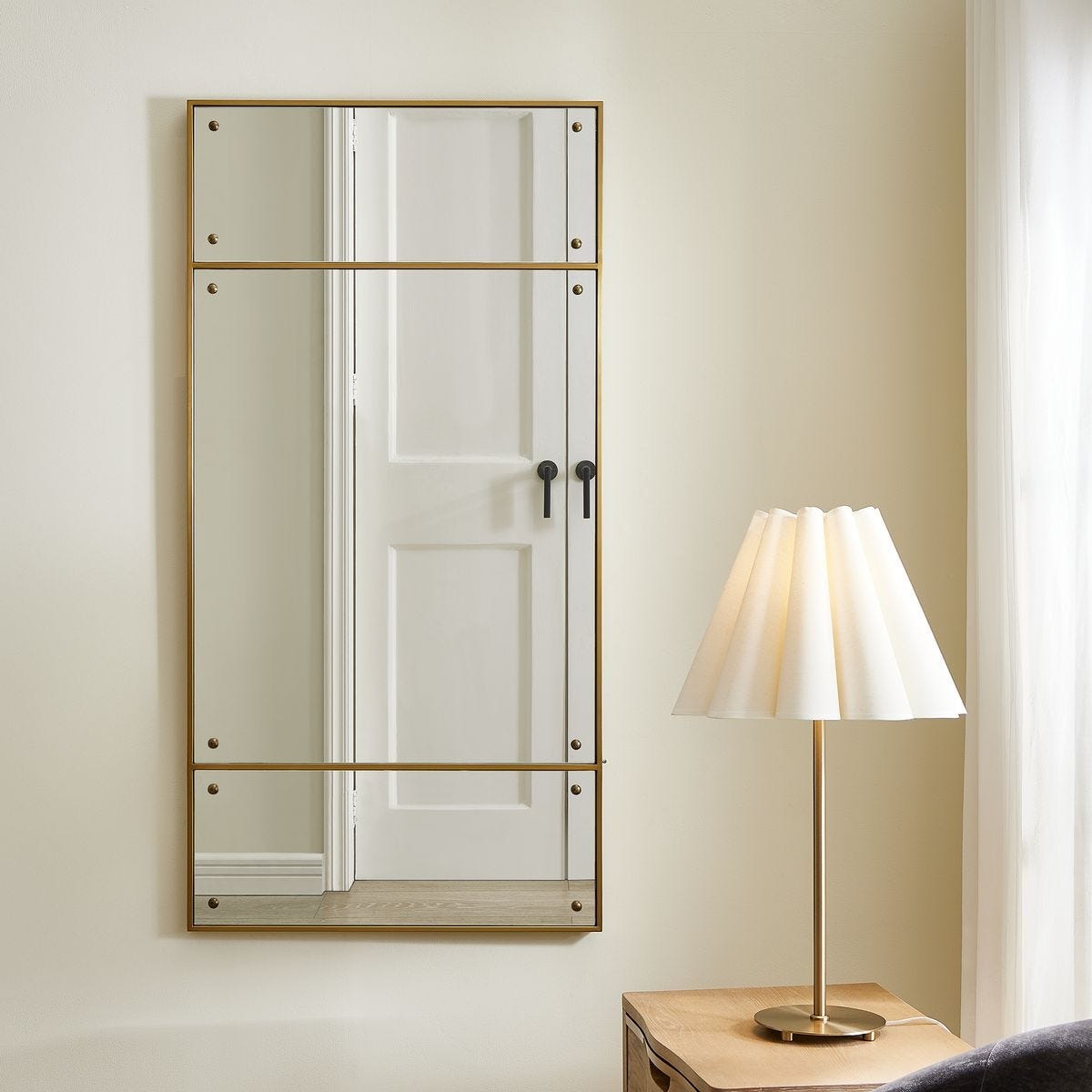 Wrenton Brass Rectangular Mirror