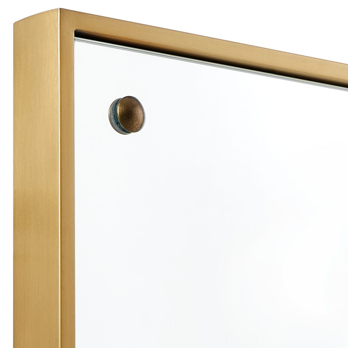 Wrenton Brass Rectangular Mirror