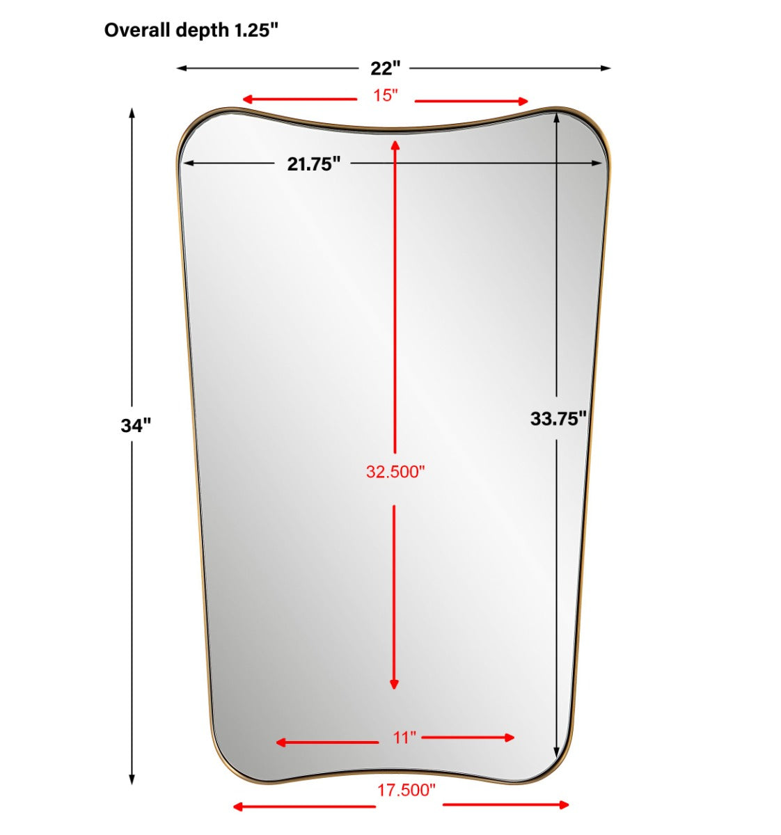 Belvoir Brass Mirror