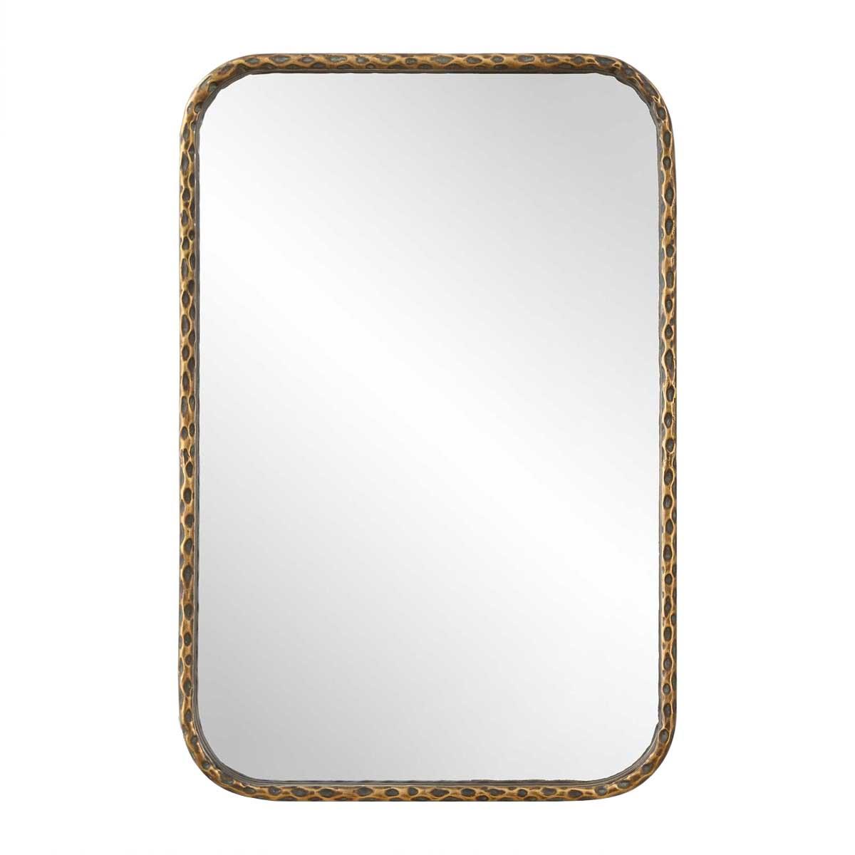 A Little Knotty Rectangular Mirror – Bronze