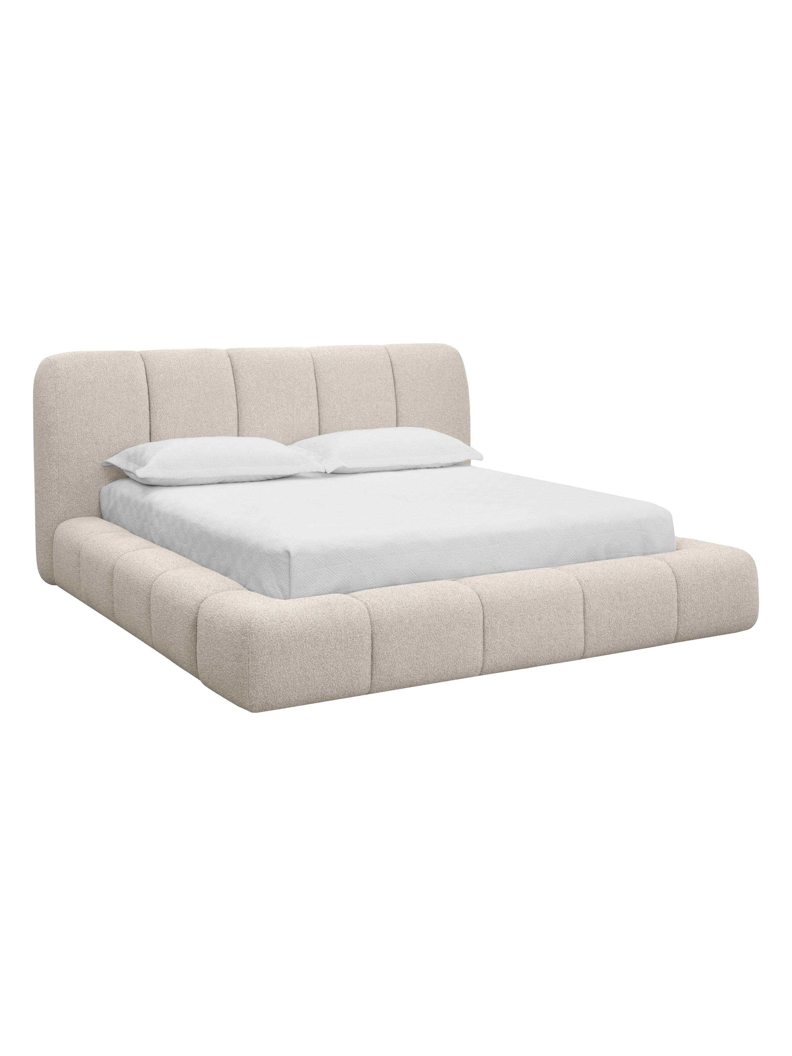 Olena King Bed Oatmeal