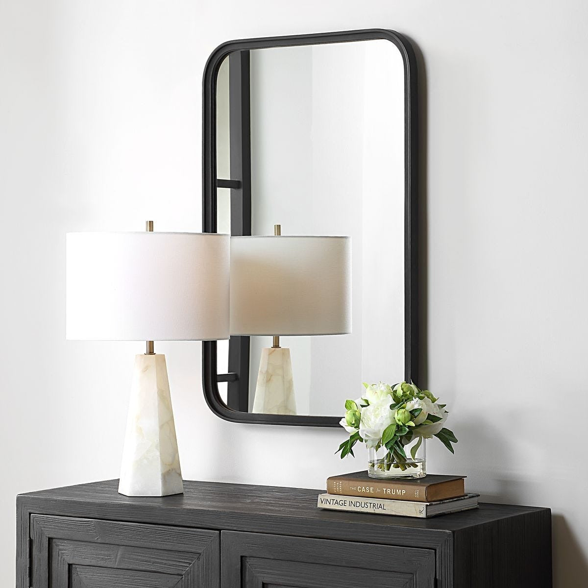 Warren Mirror – Matte Black