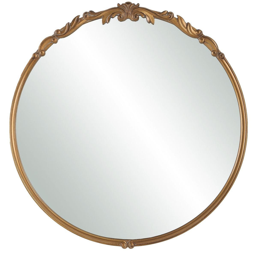 Celia Round Mirror – Antique Gold
