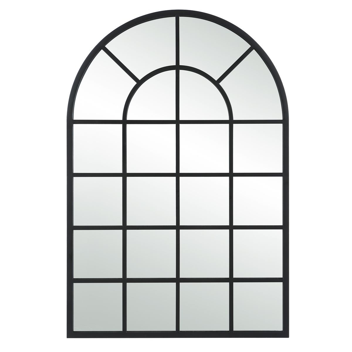 Secret Garden Arched Mirror – Black