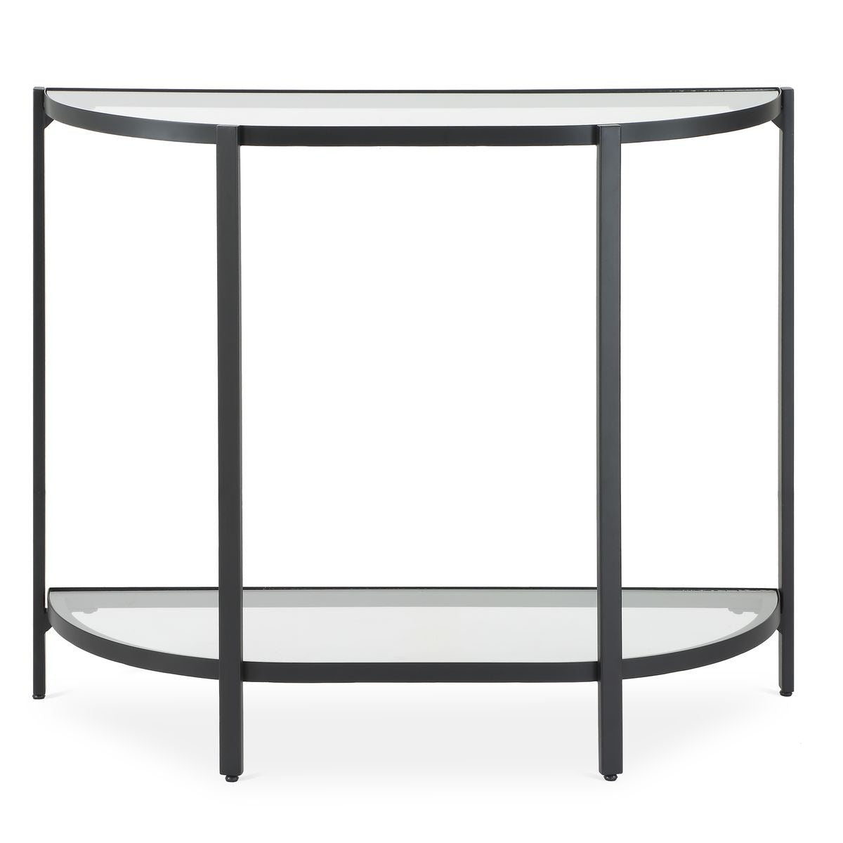 Demilune Black Console Table