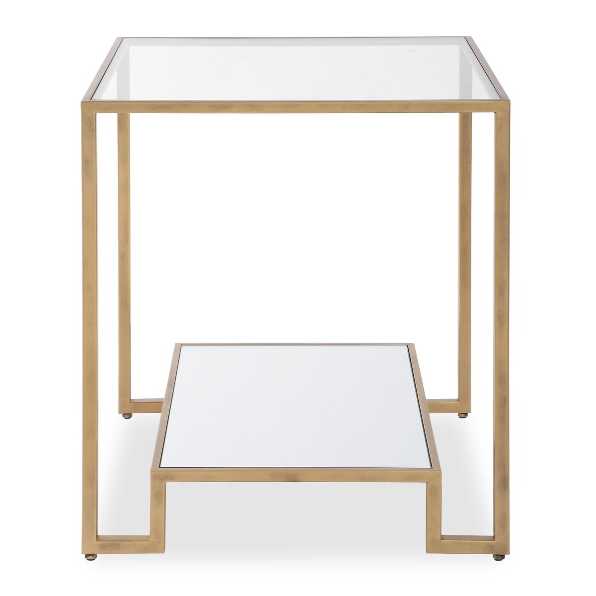 Eleanor Two Tier Gold Side Table