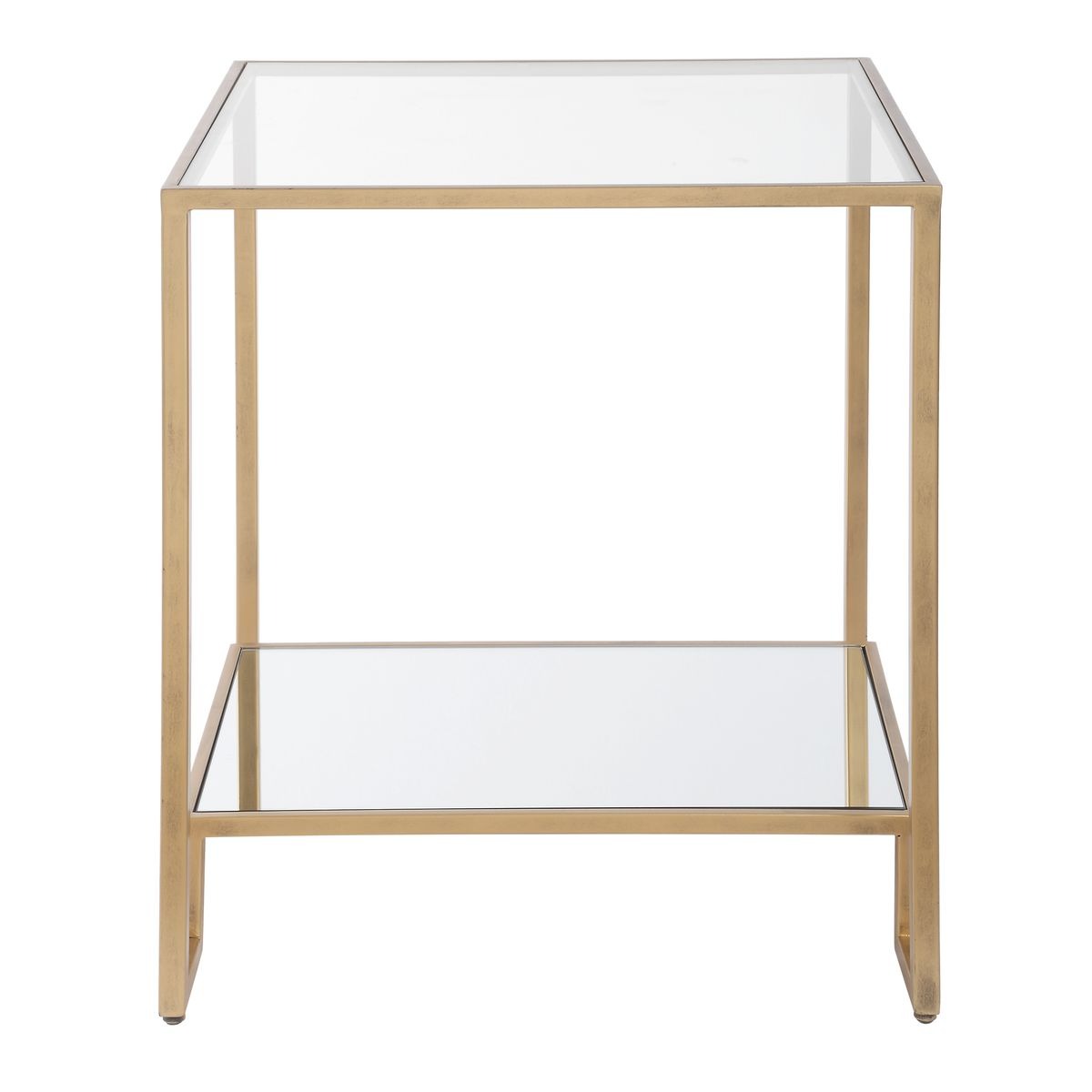 Eleanor Two Tier Gold Side Table