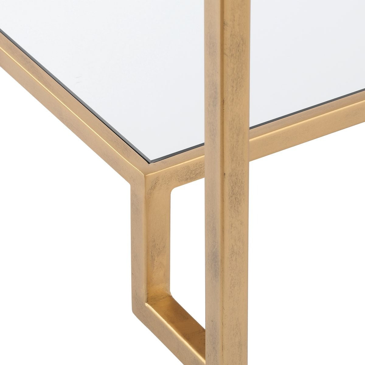 Eleanor Two Tier Gold Side Table