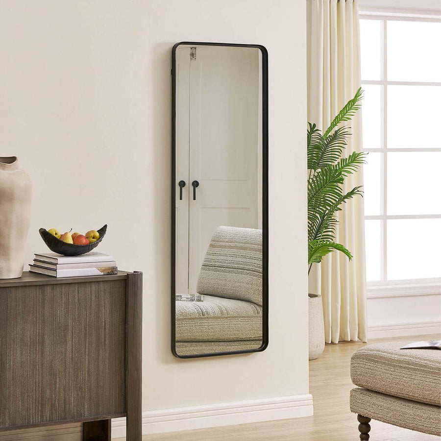 Toby Full Length Mirror – Black