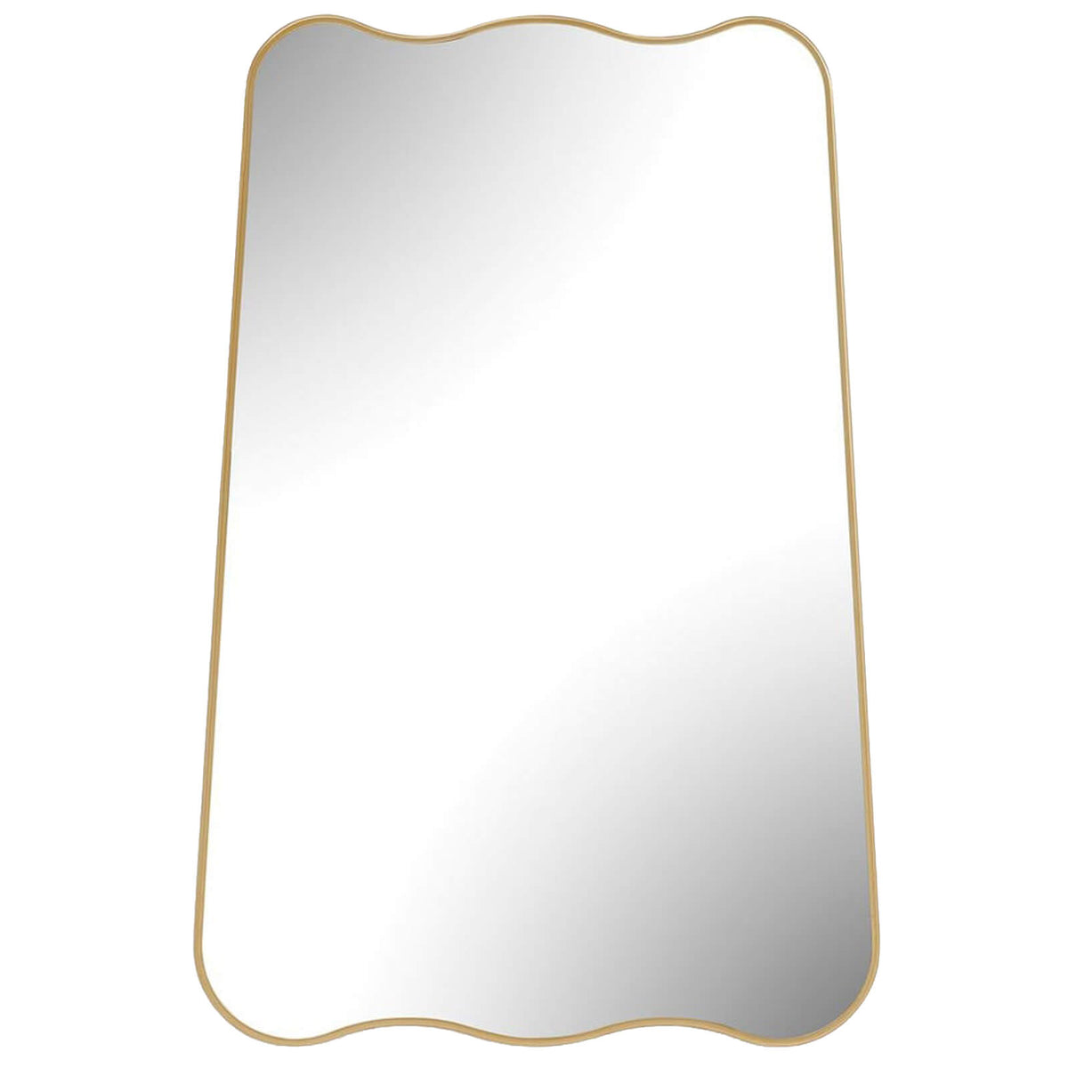 Olivia Scalloped Mirror – Gold