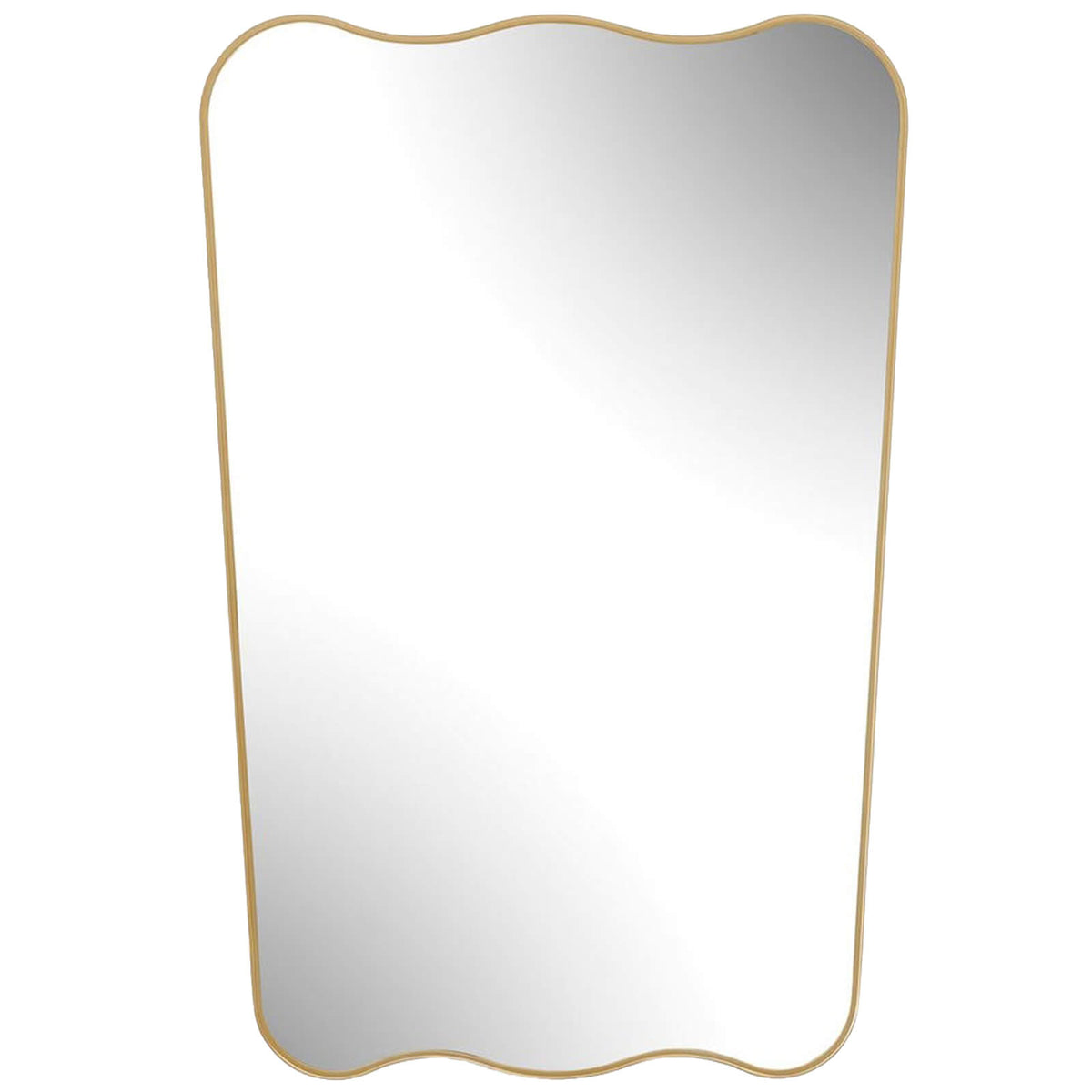 Olivia Scalloped Mirror – Gold