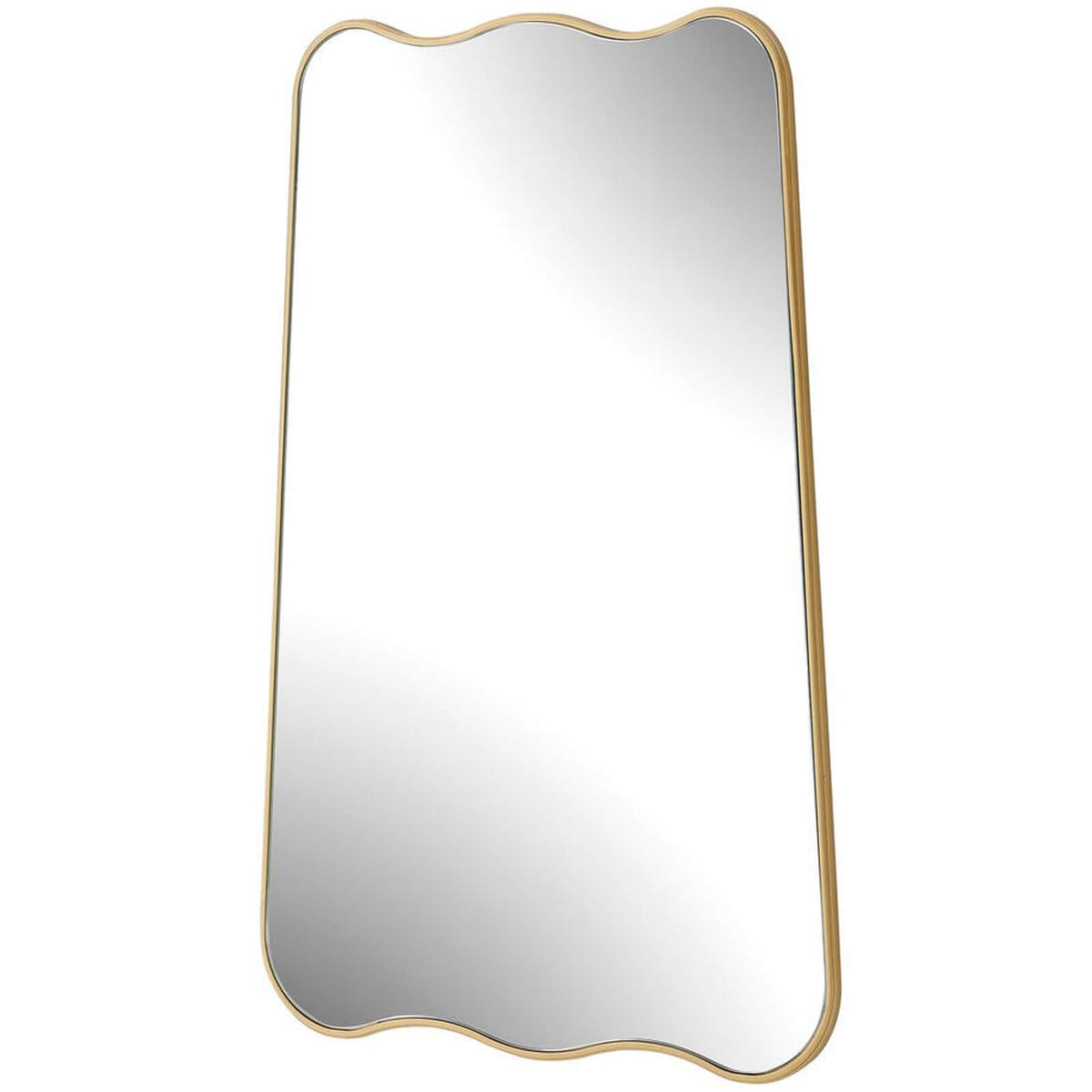 Olivia Scalloped Mirror – Gold