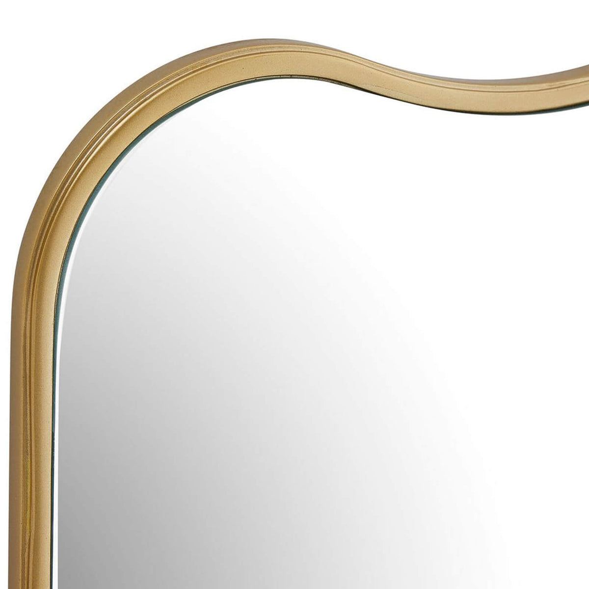 Olivia Scalloped Mirror – Gold