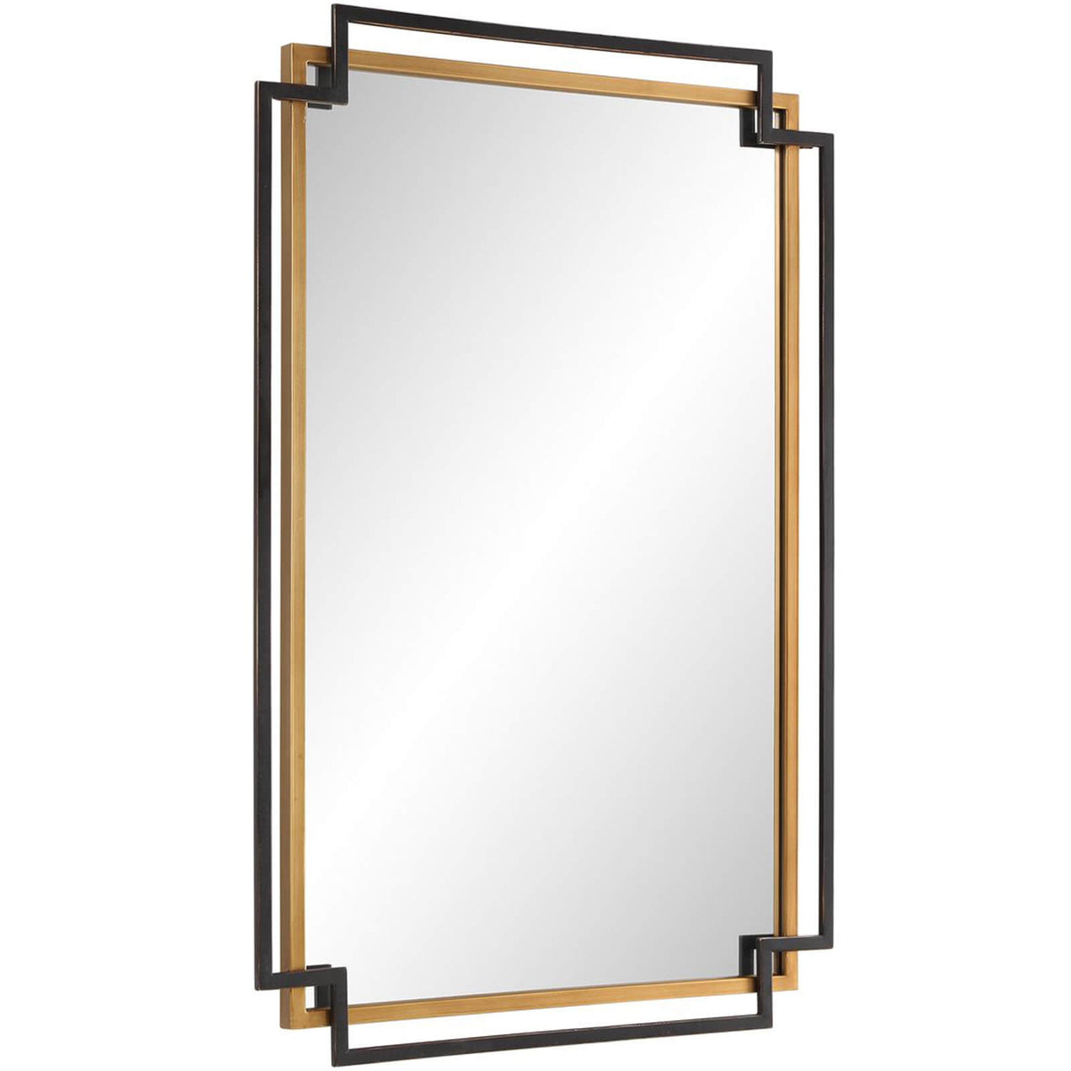 Deco Mirror – Bronze and Gold