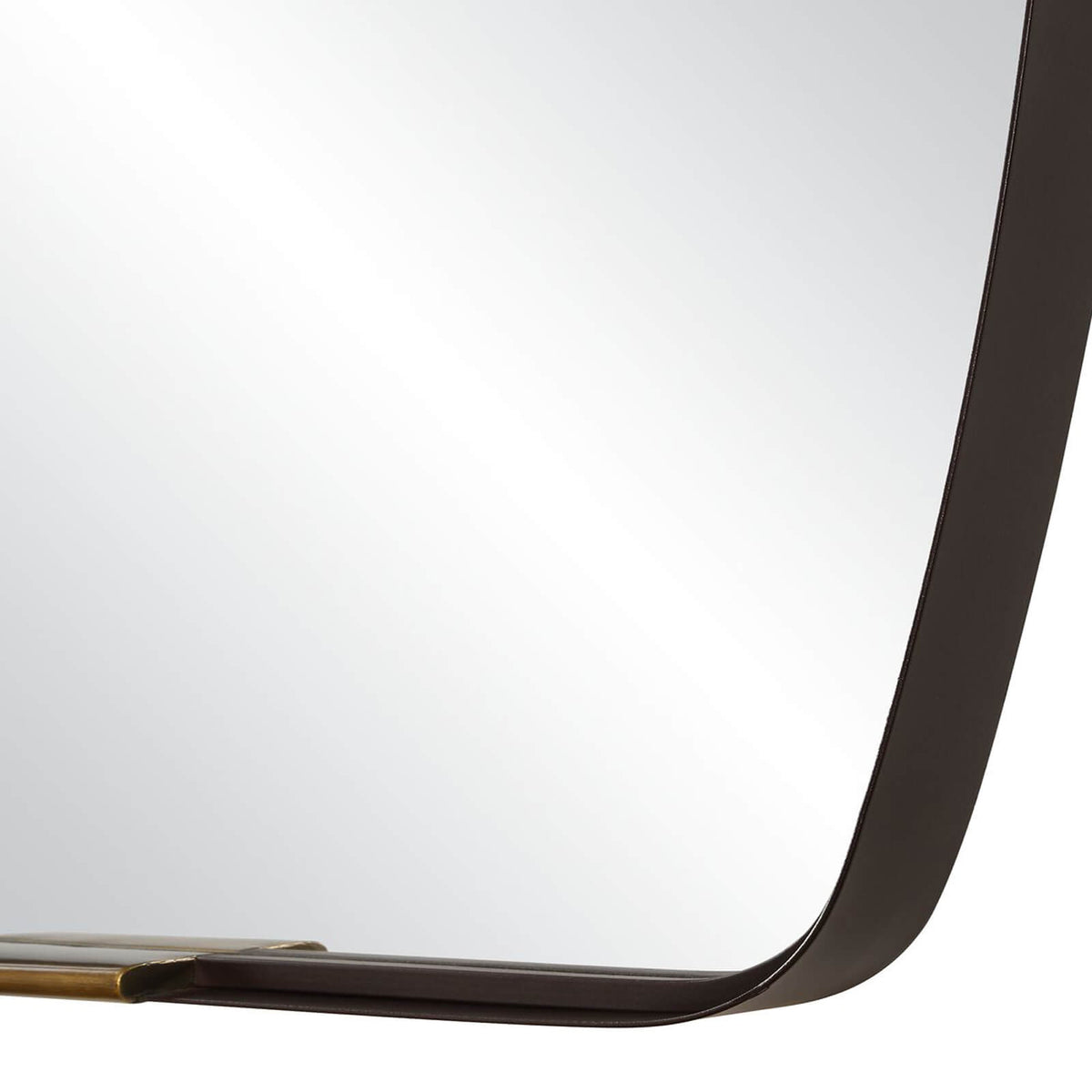 Draken Mirror – Dark Bronze and Gold