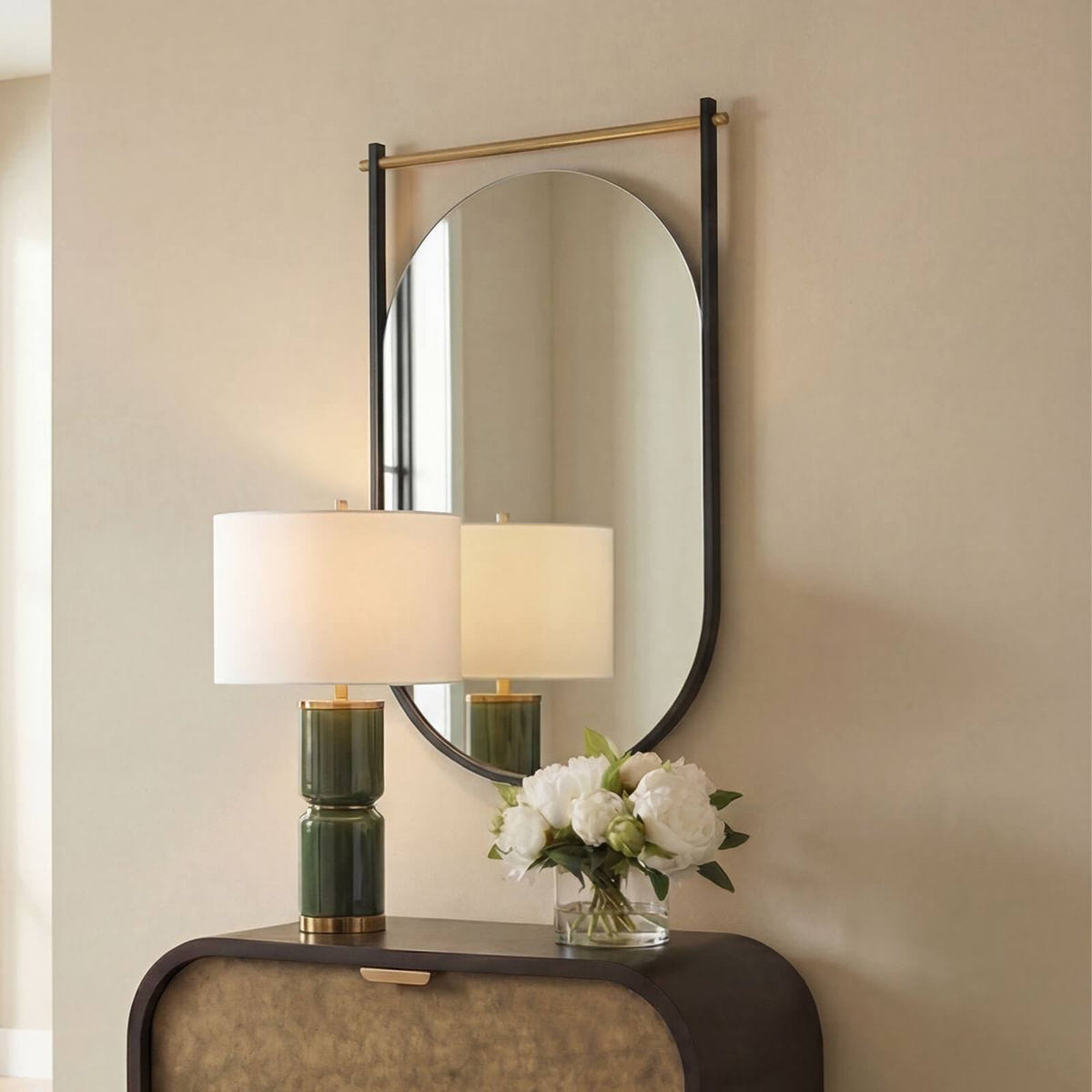 Delmar Mirror – Black and Gold