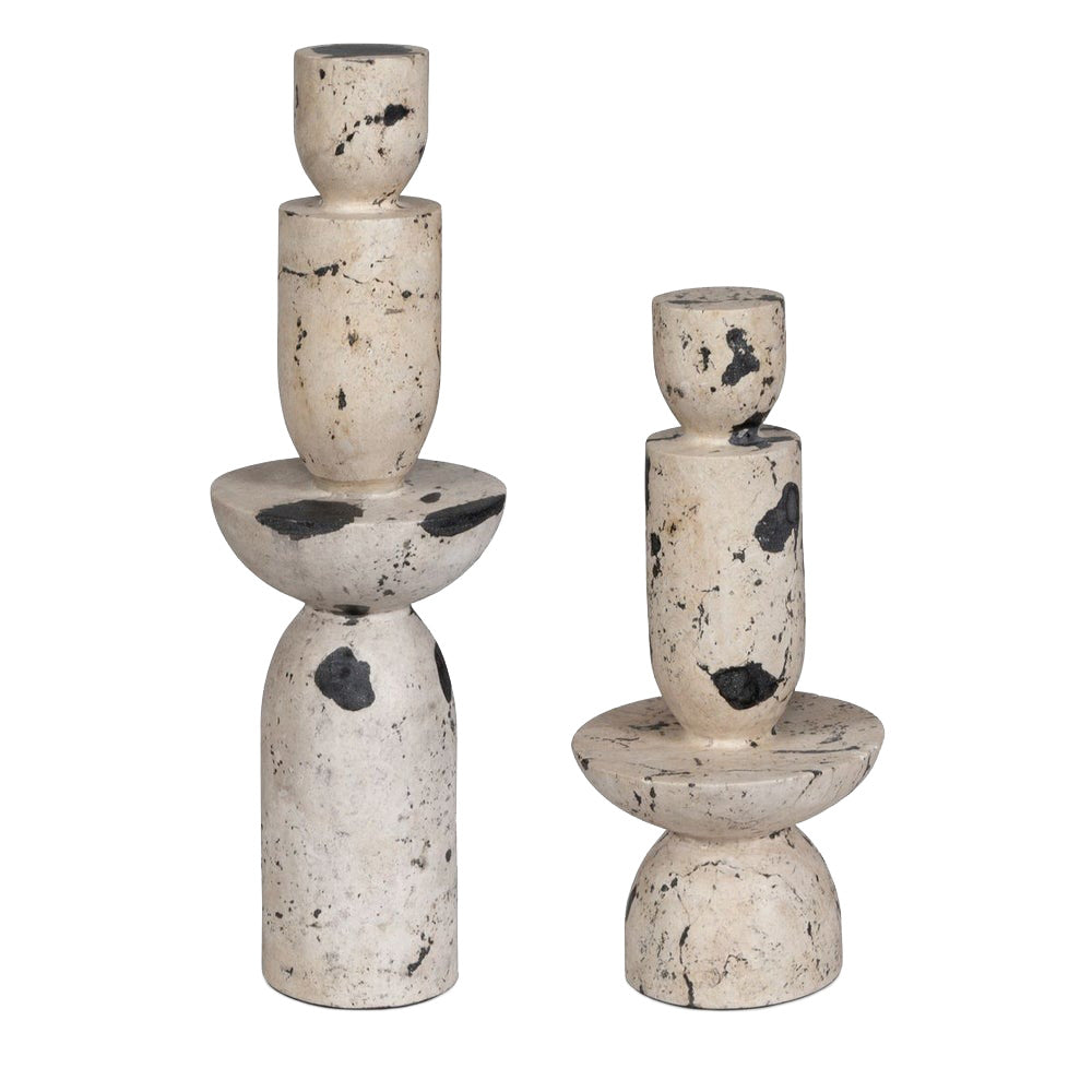 Nouveau Tower Indoor-Outdoor Sculptures – Set of 2