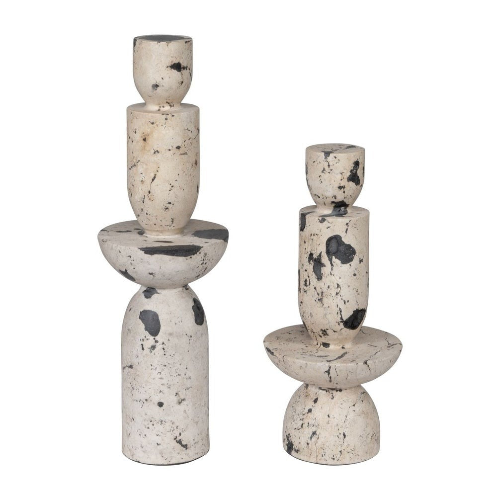 Nouveau Tower Indoor-Outdoor Sculptures – Set of 2