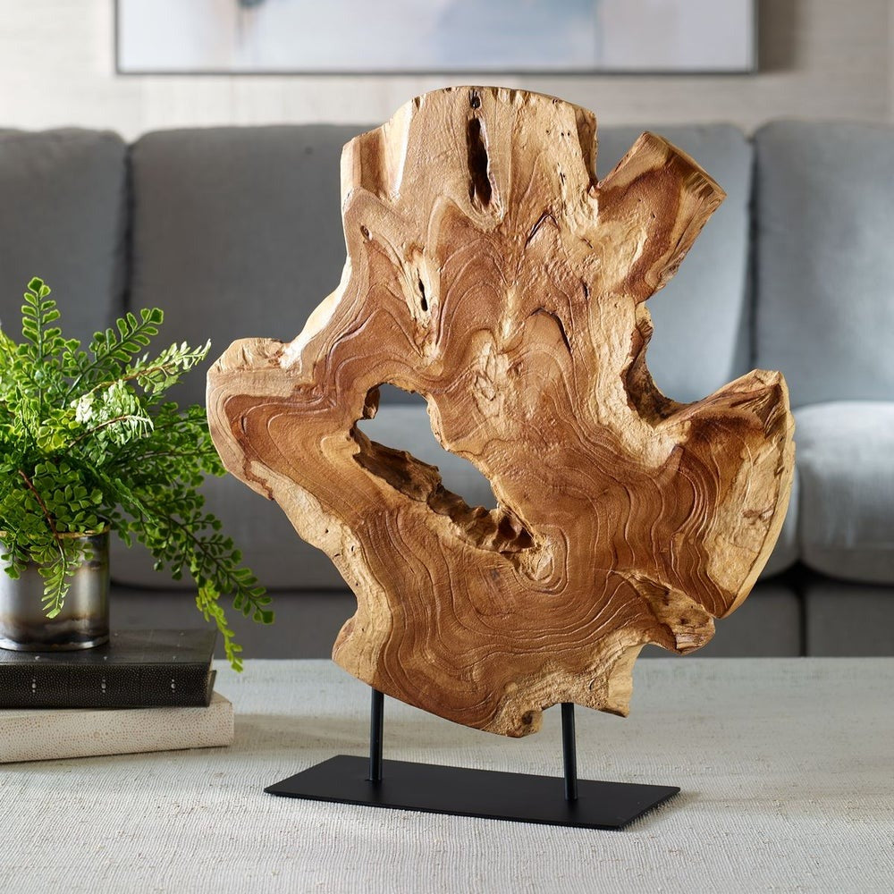 Bahati Wood Sculpture – Natural