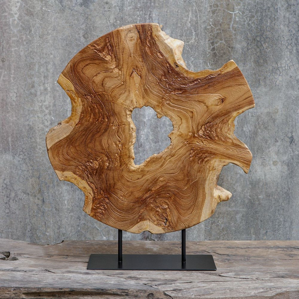 Bahati Wood Sculpture – Natural