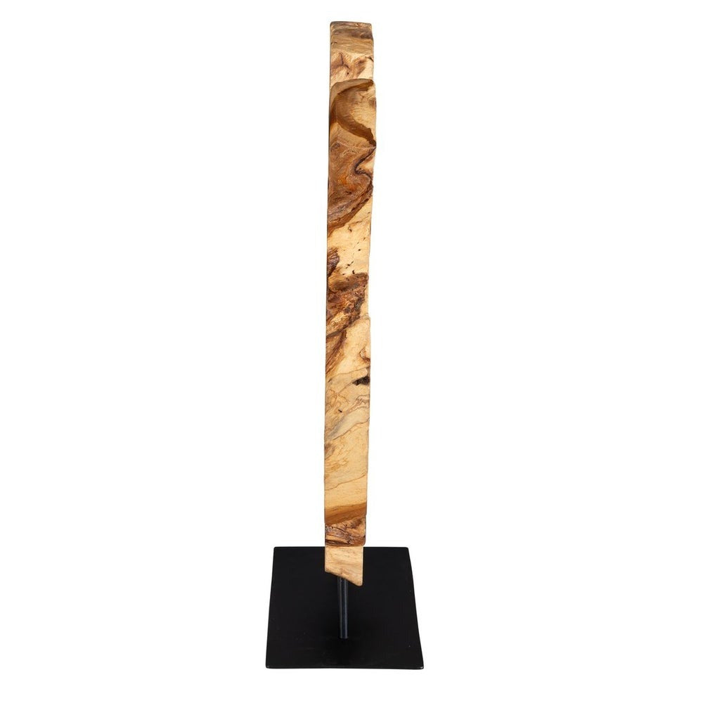 Bahati Wood Sculpture – Natural
